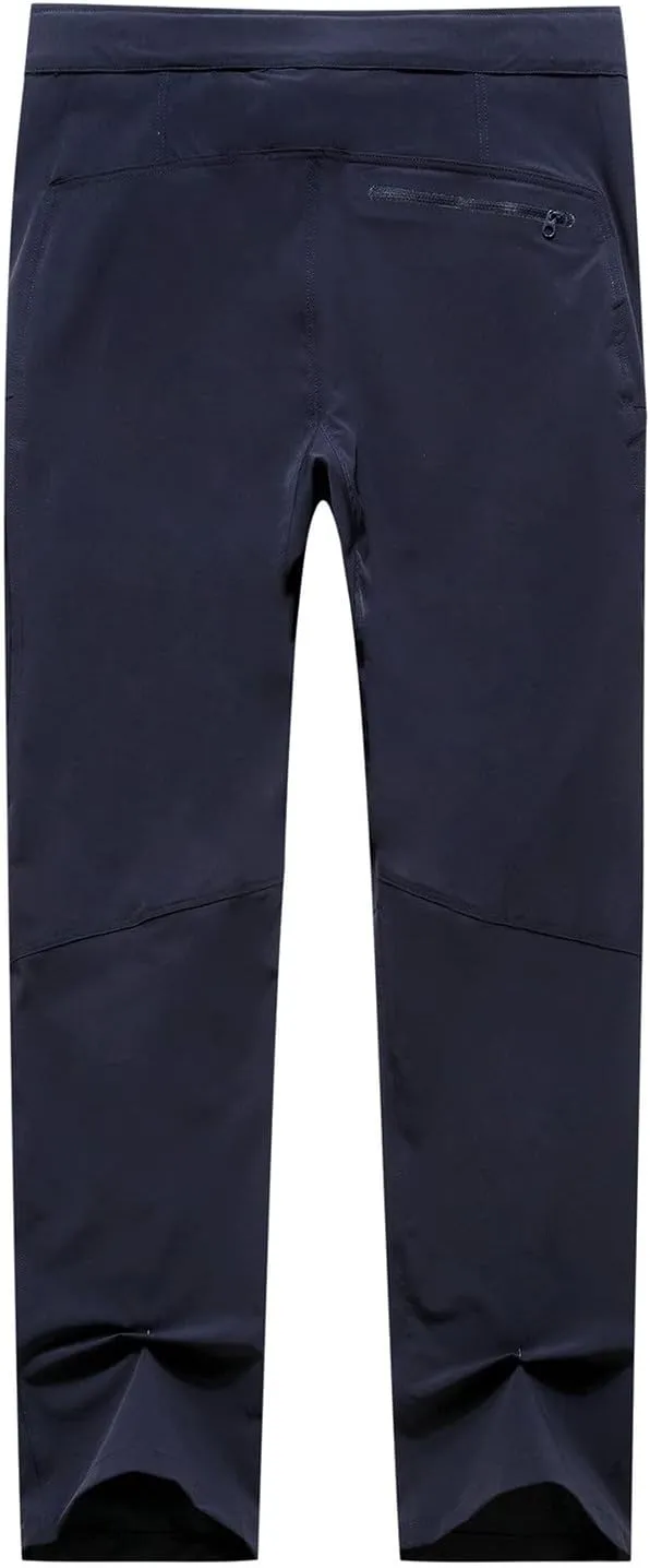 Workout Pants for Men Casual Waistband Skinny-Fit Stretch Quick Drying Hiking Trousers Outdoor Fashion Sweatpants
