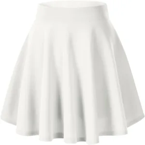 Yoga Skirt for Women Pleated Ruched Workout Short Skirt Comfy High Waisted Swing Athletic Sports Running Midi Skirt