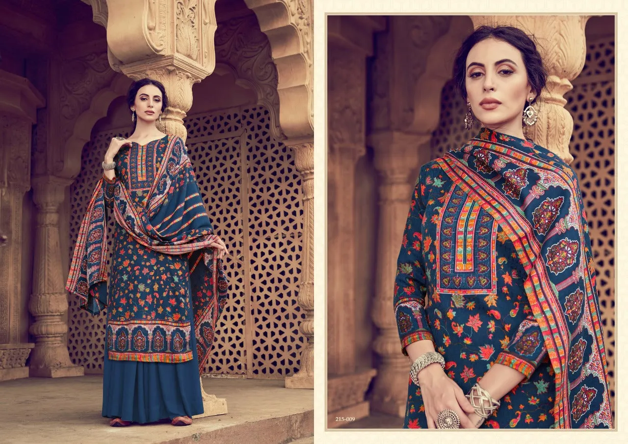 Zulfat Designer Studio Winter Affair Vol 2 Pure Pashmina Pakistani Designer Salwar Kameez