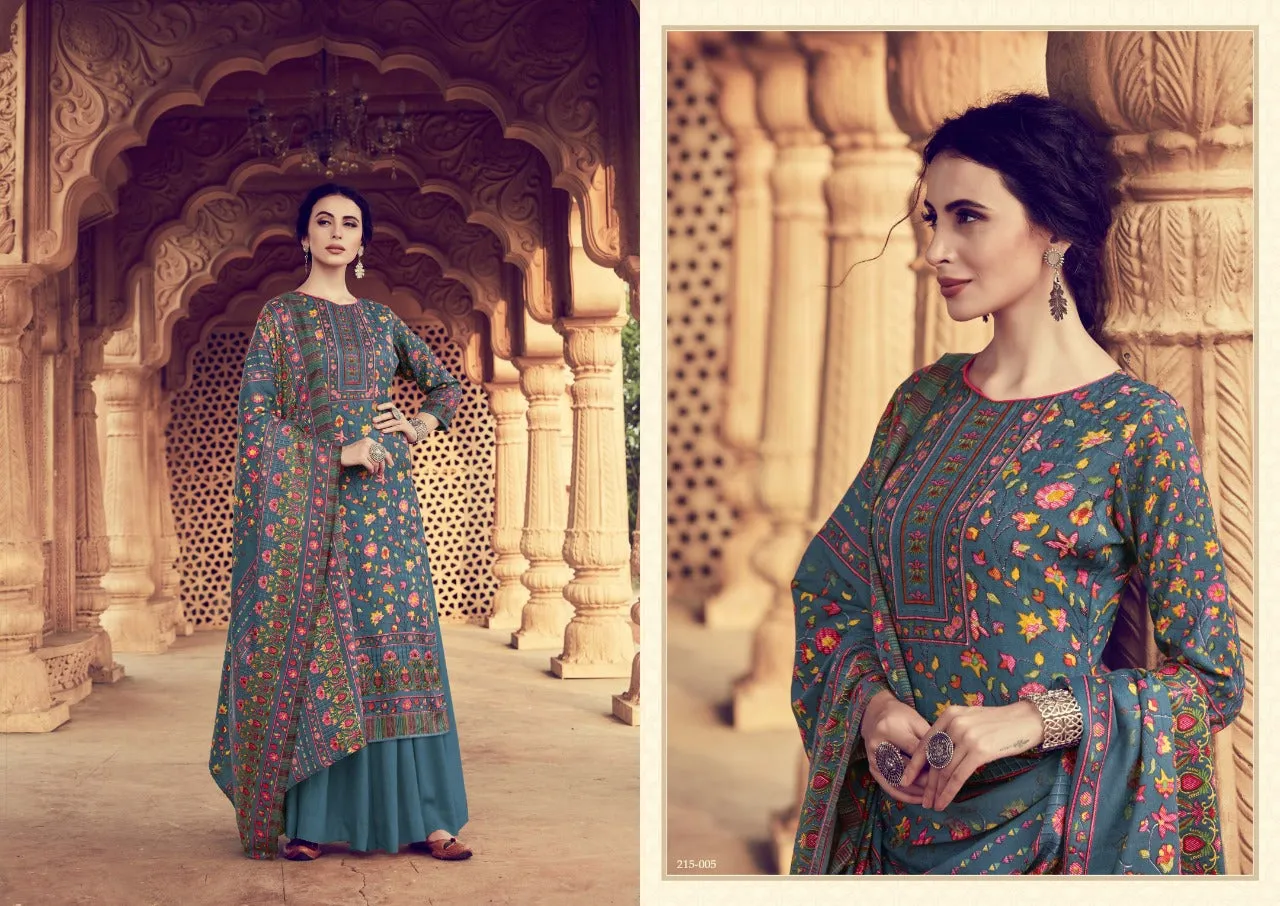 Zulfat Designer Studio Winter Affair Vol 2 Pure Pashmina Pakistani Designer Salwar Kameez