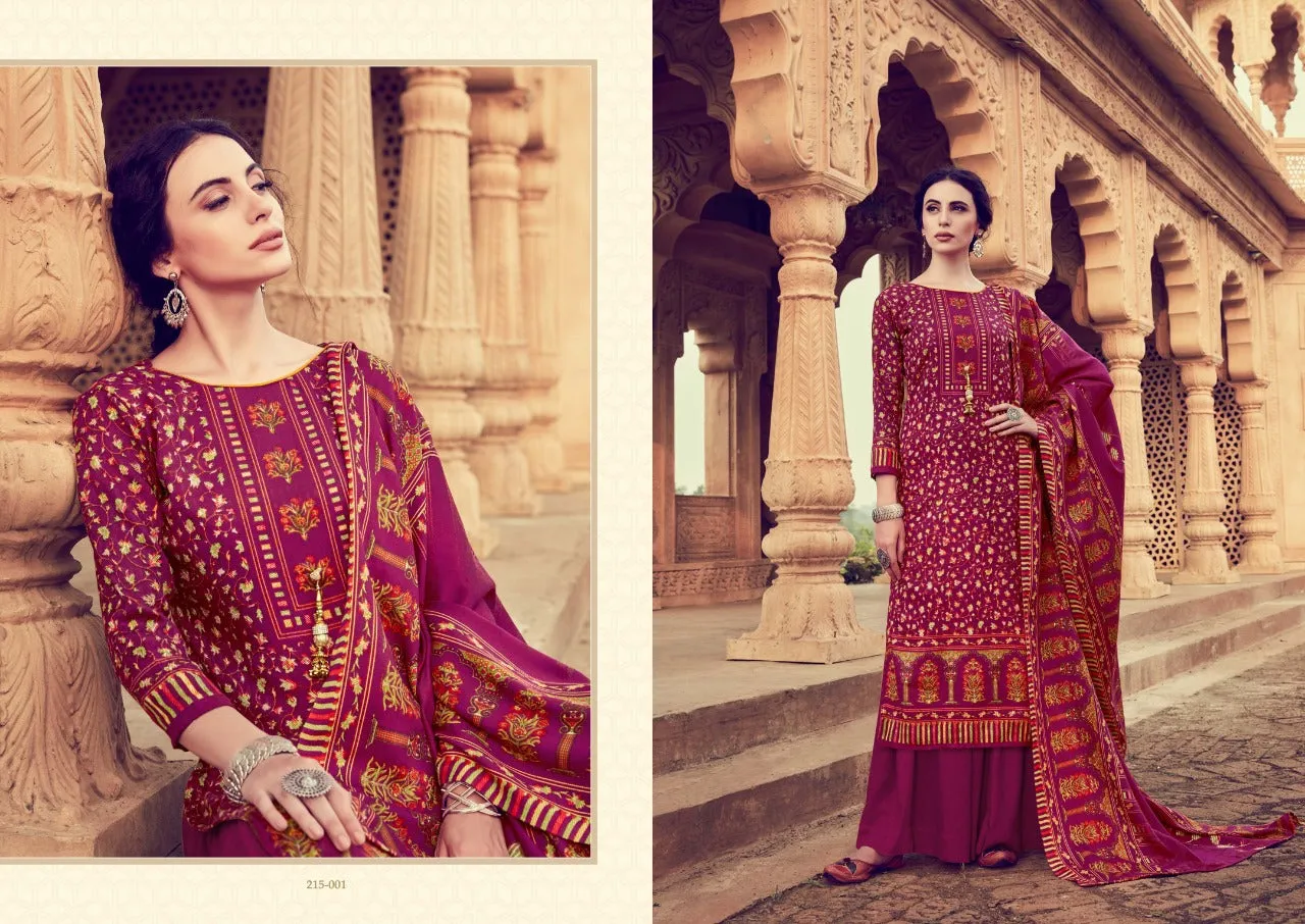 Zulfat Designer Studio Winter Affair Vol 2 Pure Pashmina Pakistani Designer Salwar Kameez