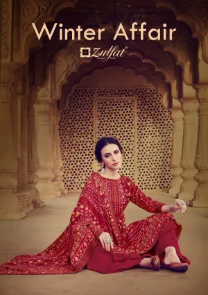 Zulfat Designer Studio Winter Affair Vol 2 Pure Pashmina Pakistani Designer Salwar Kameez
